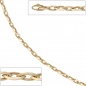Preview: Halskette Kette 585 Gelbgold 45 cm Goldkette Karabiner