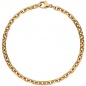 Preview: Ankerarmband 585 Gold Rotgold 19 cm Armband Goldarmband Karabiner