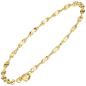Preview: Armband 585 Gold Gelbgold 19 cm Goldarmband Karabiner