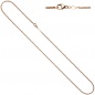 Preview: Bingokette 585 Rotgold 1,5 mm 50 cm Gold Kette Halskette Rotgoldkette Karabiner