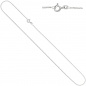 Preview: Panzerkette 333 Weißgold 1,3 mm 50 cm Gold Kette Halskette Weißgoldkette