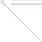 Preview: Ankerkette 333 Weißgold 1,3 mm 42 cm Gold Kette Halskette Weißgoldkette