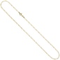 Mobile Preview: Figarokette 333 Gelbgold 2,3 mm 45 cm Gold Kette Halskette Goldkette Federring