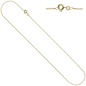 Preview: Panzerkette 333 Gelbgold 1,7 mm 36 cm Gold Kette Halskette Goldkette Federring