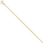 Preview: Panzerkette 333 Gelbgold 1,7 mm 36 cm Gold Kette Halskette Goldkette Federring