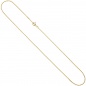 Mobile Preview: Ankerkette 333 Gelbgold 1,2 mm 45 cm Gold Kette Halskette Goldkette Federring