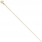 Mobile Preview: Venezianerkette 585 Gelbgold 1,0 mm 50 cm Gold Kette Halskette Goldkette