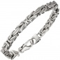 Preview: Königsarmband 925 Sterling Silber 21 cm Armband Silberarmband Karabiner