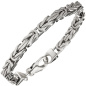 Preview: Königsarmband 925 Sterling Silber 23 cm Armband Silberarmband Karabiner