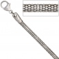 Preview: Halskette Kette 925 Sterling Silber rhodiniert 42 cm Silberkette Karabiner