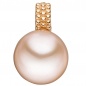 Preview: Anhänger 585 Gold Rotgold 1 rosa Süßwasser-Perle Goldanhänger Perlenanhänger