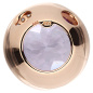 Preview: Anhänger rund 585 Gold Rotgold 16 Diamanten Brillanten 1 Amethyst violett lila