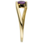 Preview: Damen Ring 333 Gold Gelbgold 1 Amethyst lila violett Goldring