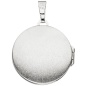 Preview: Medaillon rund Baum 925 Sterling Silber rhodiniert zum Öffnen für 2 Fotos