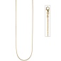 Mobile Preview: Kobrakette oval 333 Gelbgold 1,7 mm 50 cm Gold Kette Halskette Goldkette