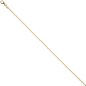 Mobile Preview: Kobrakette oval 333 Gelbgold 1,7 mm 50 cm Gold Kette Halskette Goldkette