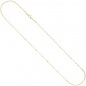 Preview: Criss-Cross Kette 333 Gelbgold 1,3 mm 42 cm Gold Halskette Goldkette Karabiner