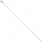 Preview: Criss-Cross Kette 333 Gelbgold 1,3 mm 42 cm Gold Halskette Goldkette Karabiner