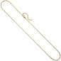 Preview: Halskette Edelstahl gold farben beschichtet 2,2 mm 46 cm Kette