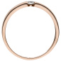 Preview: Damen Ring 585 Gold Rotgold 1 Diamant Brillant 0,08ct. Rotgoldring Diamantring