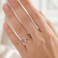 Preview: Damen Ring 925 Sterling Silber bicolor vergoldet Silberring