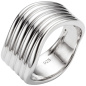 Preview: Damen Ring breit 925 Sterling Silber Silberring