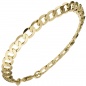 Preview: Panzerarmband 333 Gelbgold 21 cm Gold Armband Goldarmband