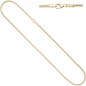 Mobile Preview: Schlangenkette aus 333 Gelbgold 2,4 mm 50 cm Gold Kette Halskette Goldkette