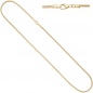 Preview: Schlangenkette aus 333 Gelbgold 2,4 mm 50 cm Gold Kette Halskette Goldkette