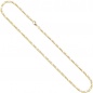 Mobile Preview: Halskette Kette 333 Gold Gelbgold 45 cm Goldkette Karabiner
