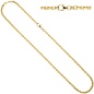 Preview: Ankerkette 333 Gold Gelbgold diamantiert 3 mm 45 cm Kette Halskette Goldkette
