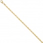 Preview: Ankerarmband 333 Gold Gelbgold diamantiert 21 cm Armband Goldarmband