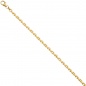 Preview: Ankerarmband 333 Gold Gelbgold diamantiert 21 cm Armband Goldarmband