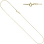Mobile Preview: Venezianerkette 925 Sterling Silber gold vergoldet 0,9 mm 45 cm Kette Halskette
