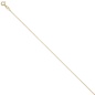 Mobile Preview: Venezianerkette 925 Sterling Silber gold vergoldet 0,9 mm 45 cm Kette Halskette