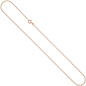 Preview: Panzerkette 925 Sterling Silber rotgold vergoldet 1,3 mm 45 cm Kette Halskette