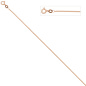 Preview: Panzerkette 925 Sterling Silber rotgold vergoldet 1,3 mm 45 cm Kette Halskette