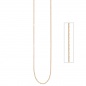 Preview: Venezianerkette 925 Silber rotgold vergoldet 0,8 mm 42 cm Kette Halskette