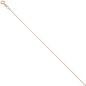 Preview: Venezianerkette 925 Silber rotgold vergoldet 0,8 mm 50 cm Kette Halskette