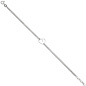 Preview: Armband Herz 925 Sterling Silber 19 cm Silberarmband Herzarmband
