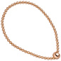 Preview: Armband 925 Sterling Silber rotgold vergoldet endlos elastisch