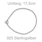 Preview: Armband 925 Sterling Silber Silberarmband endlos elastisch