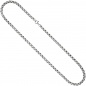 Preview: Erbskette 925 Sterling Silber 4,5 mm 45 cm Kette Halskette Silberkette Karabiner