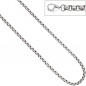 Preview: Erbskette 925 Sterling Silber 4,5 mm 45 cm Kette Halskette Silberkette Karabiner