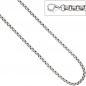 Preview: Erbskette 925 Sterling Silber 4,5 mm 50 cm Kette Halskette Silberkette Karabiner