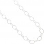 Preview: Halskette Kette 925 Sterling Silber 80 cm Silberkette Karabiner