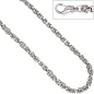 Preview: Halskette Kette 925 Sterling Silber 50 cm Silberkette Karabiner