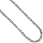 Preview: Halskette Kette 925 Sterling Silber 50 cm Silberkette Karabiner