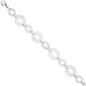 Preview: Armband 925 Sterling Silber mit Struktur 20 cm Silberarmband