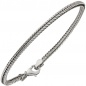 Preview: Fuchsschwanzarmband 925 Sterling Silber 19 cm Armband Silberarmband